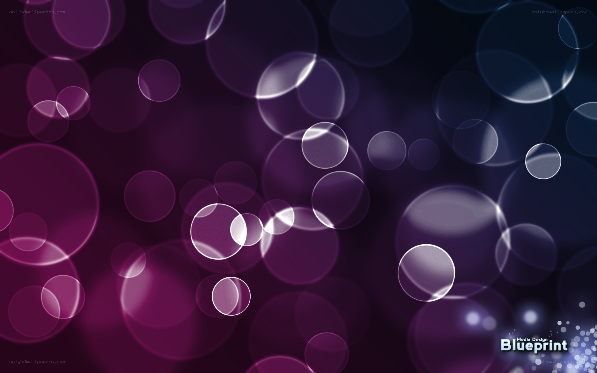 purple bokeh bubble background