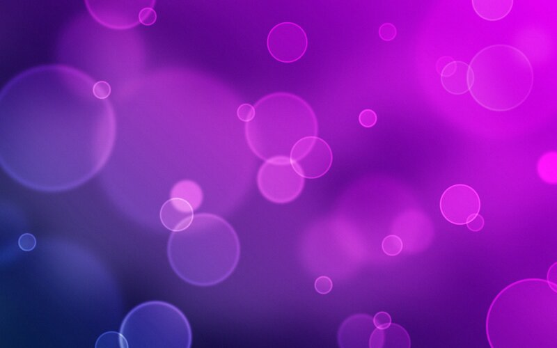 Purple Bokeh Circles — Dreamy