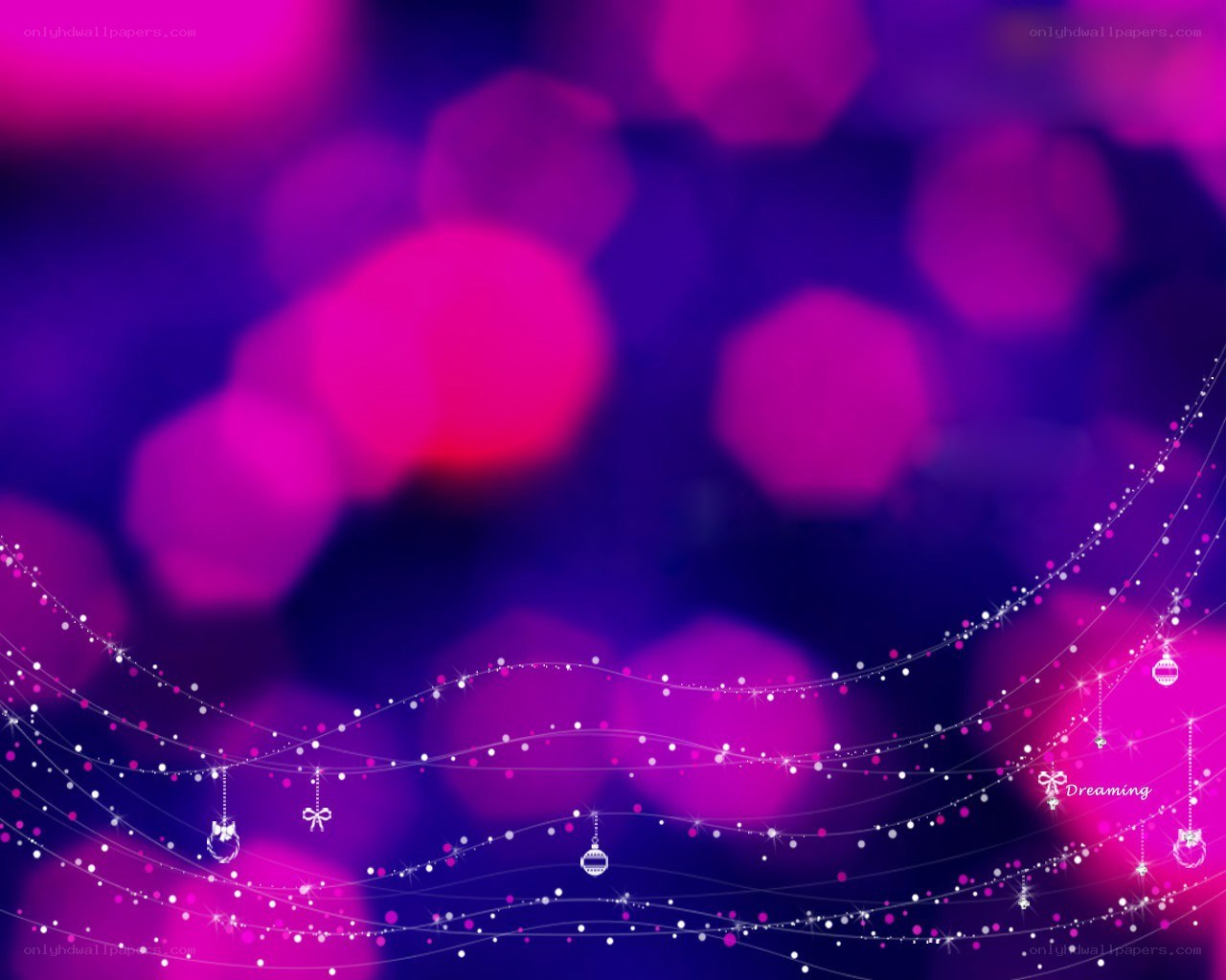 purple bokeh holiday background