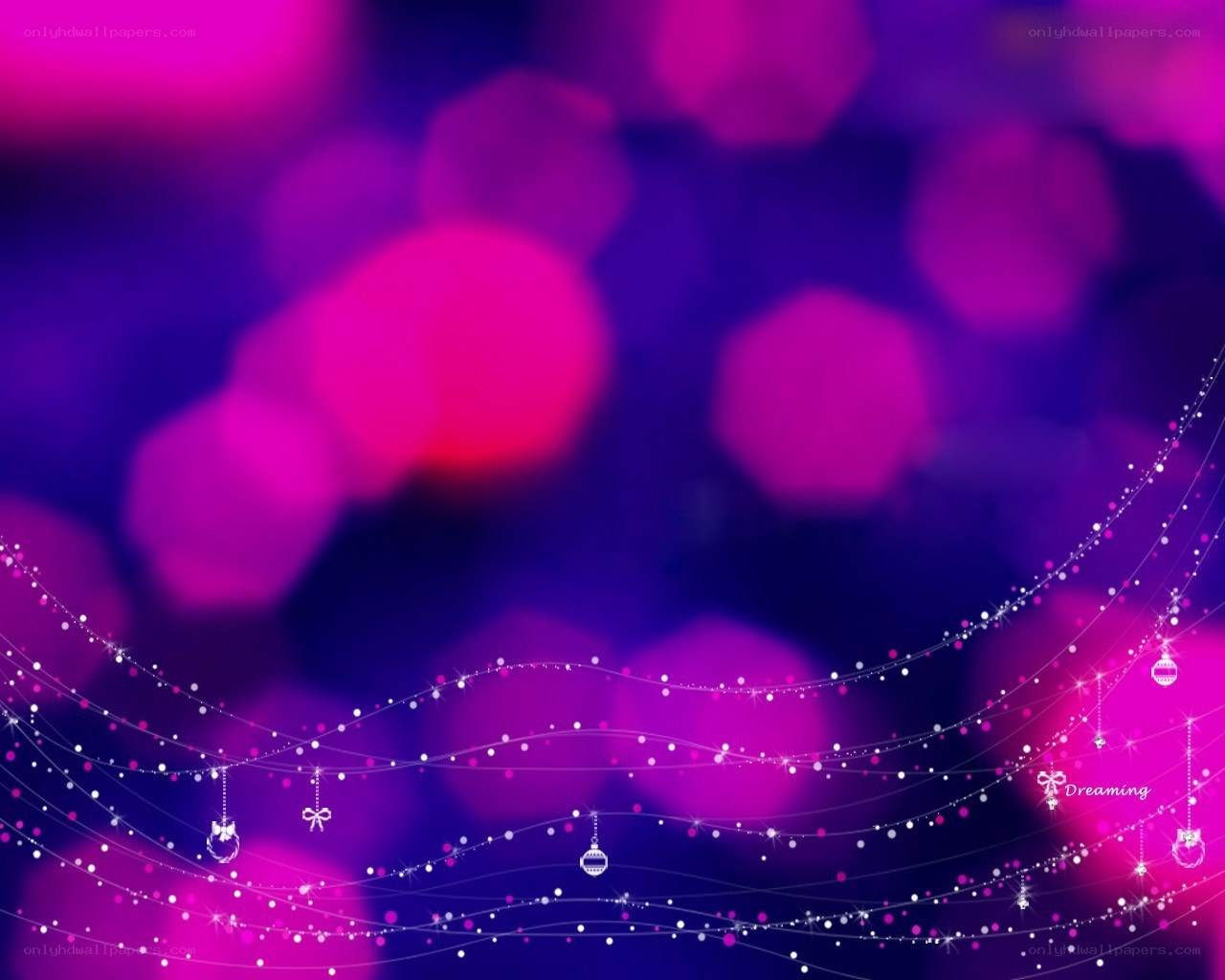 purple bokeh holiday background