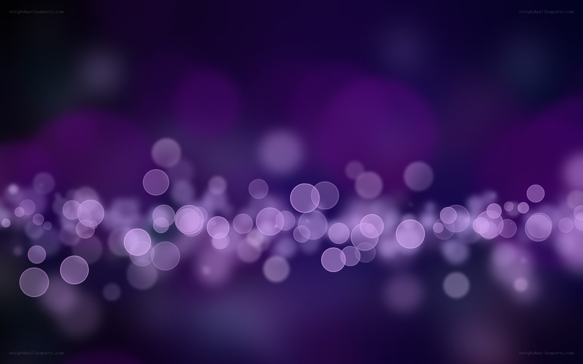 purple bokeh light circles