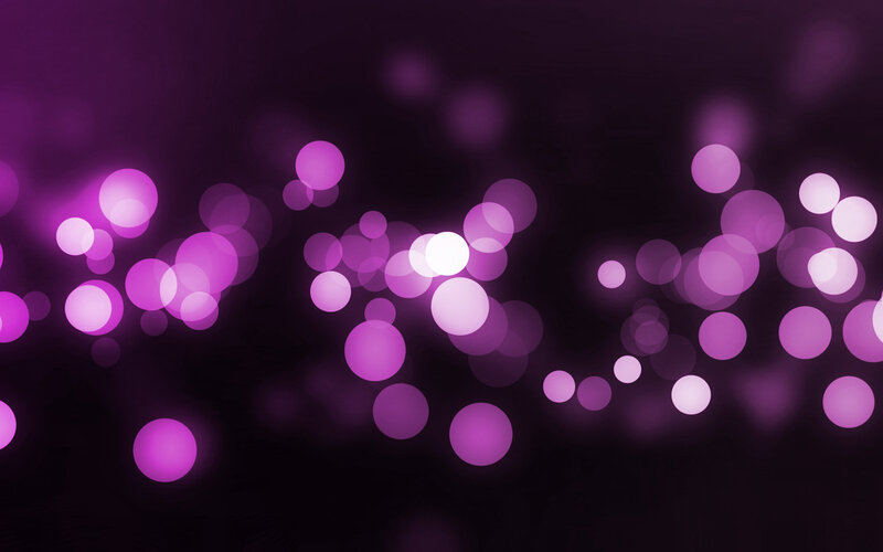 Purple Bokeh Lights — Calm, Abstract, Circles, Dark Background