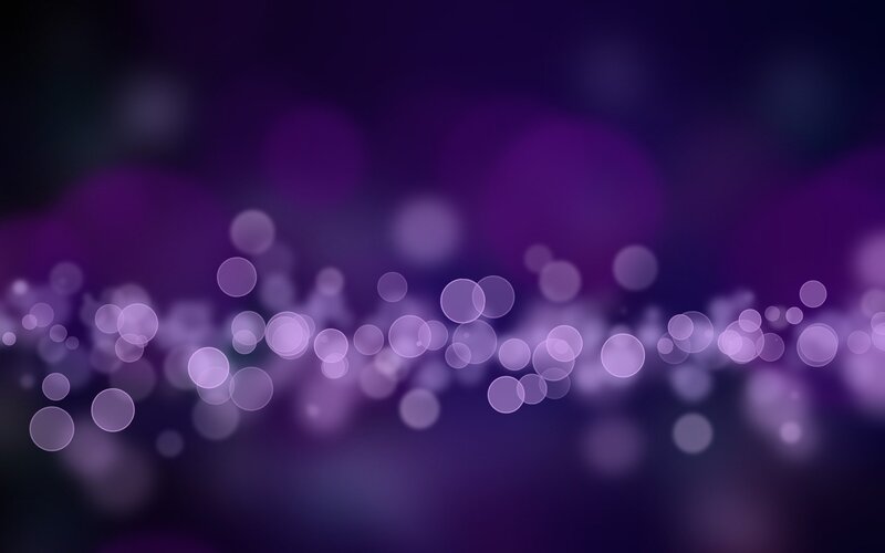 Purple Bokeh Lights — Dreamy, Abstract, Circles, Blur