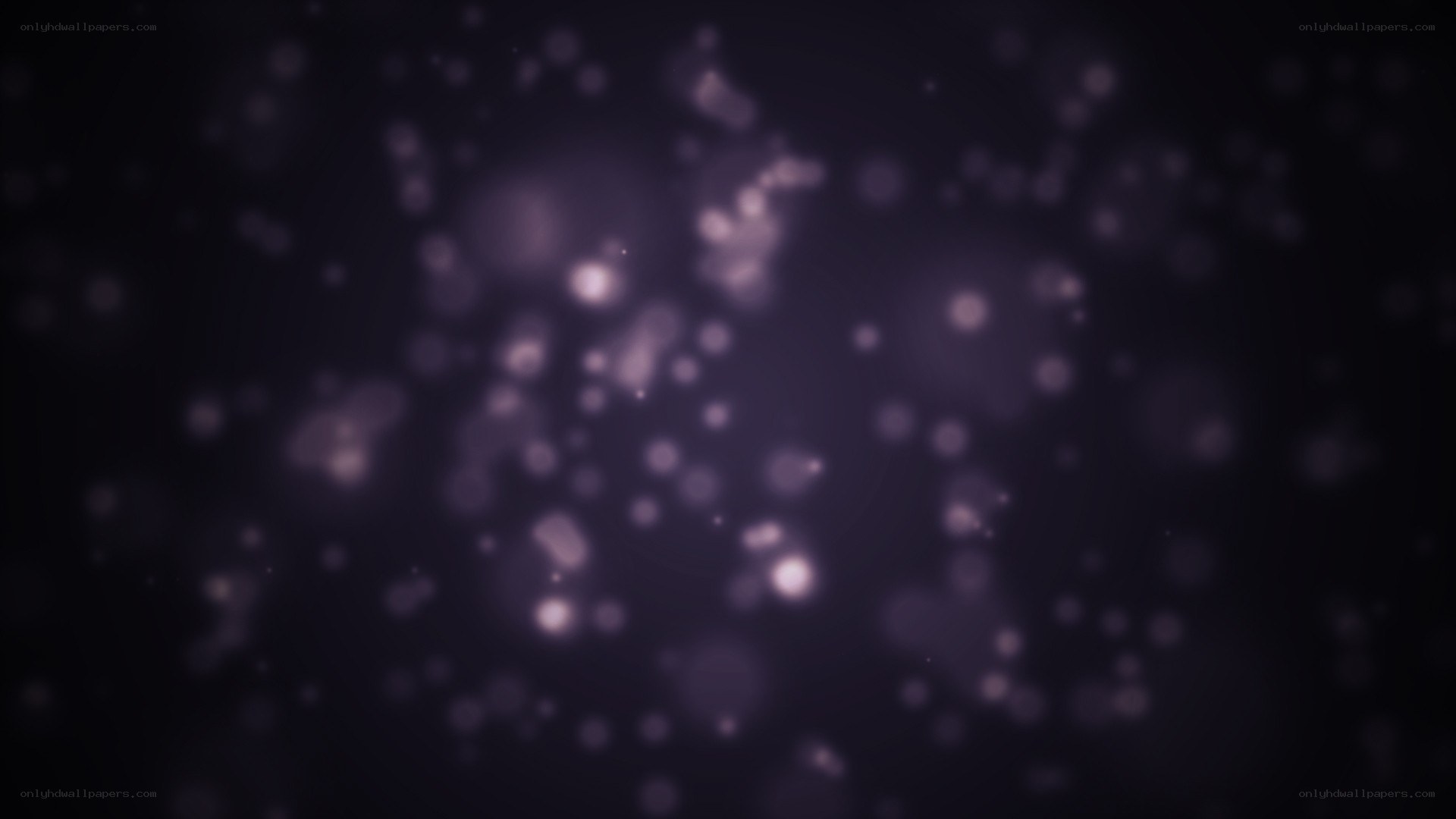 purple bokeh particles