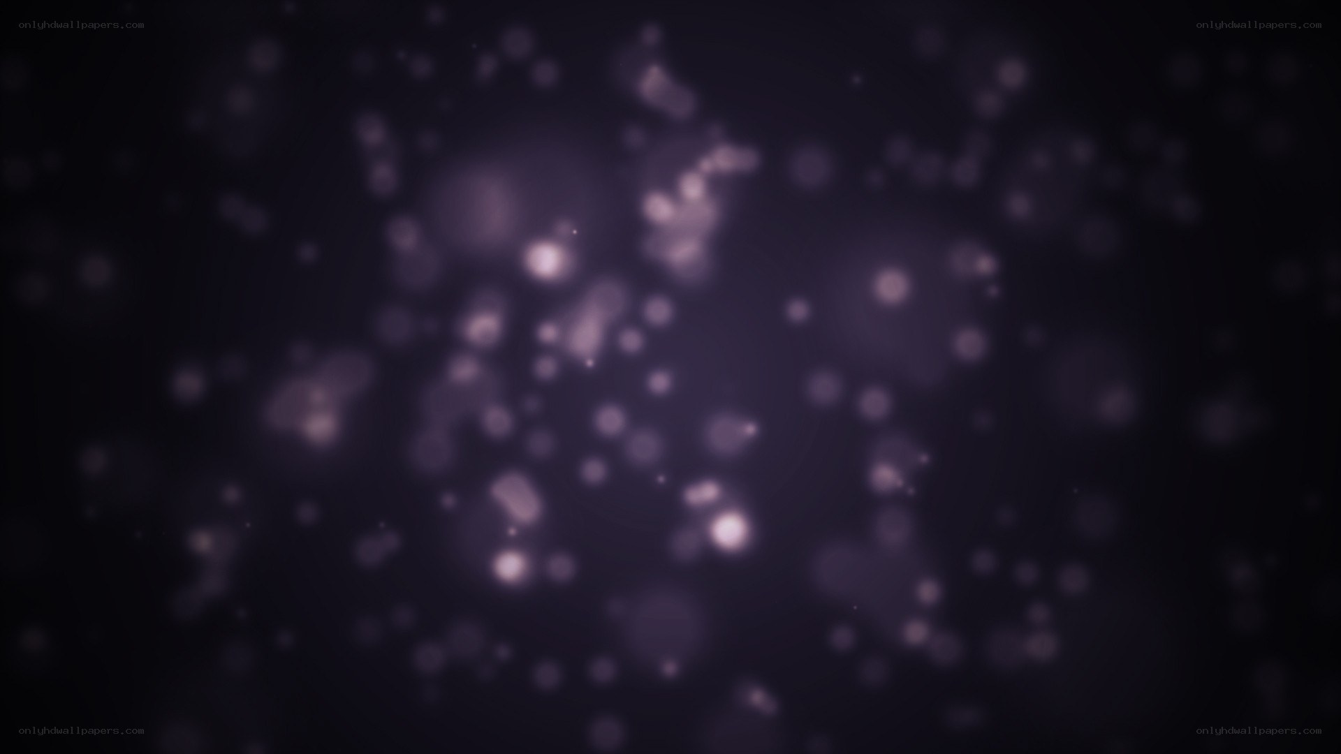 purple bokeh particles