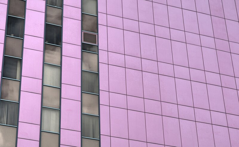 Purple Building Facade