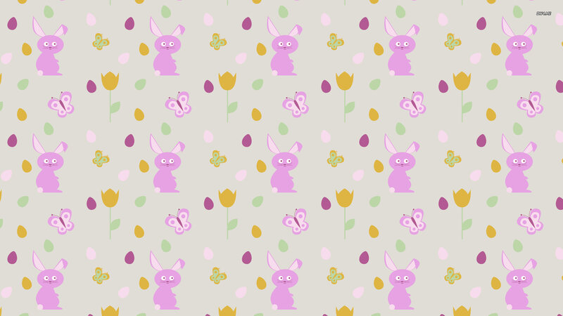Purple Bunnies Pattern