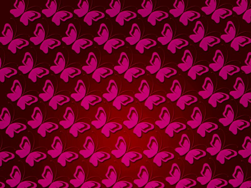 Purple Butterflies Pattern