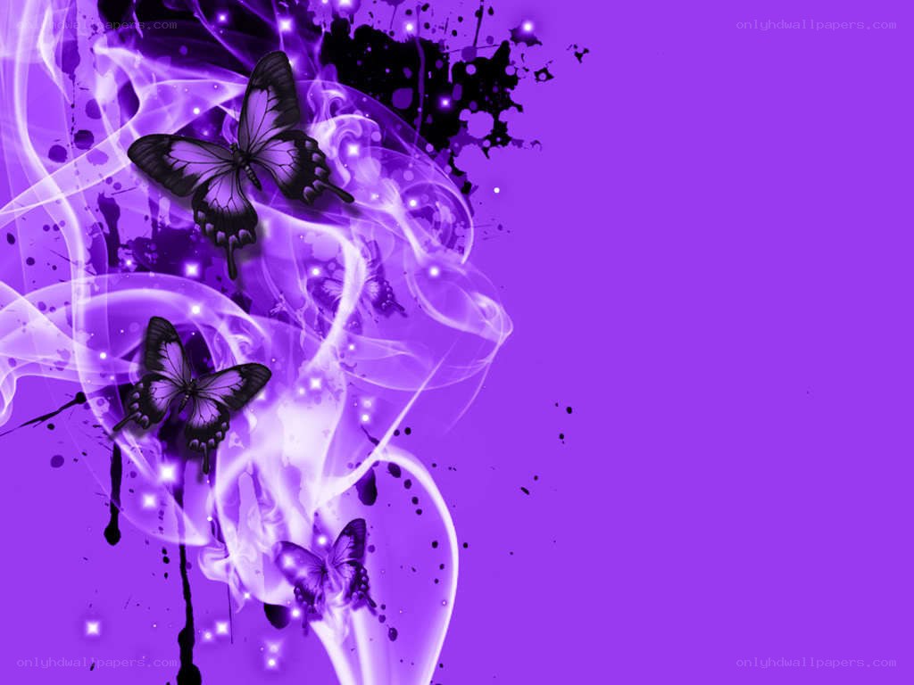 purple butterfly abstract art