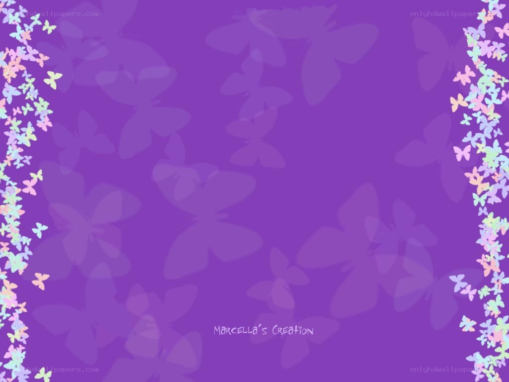 purple butterfly background