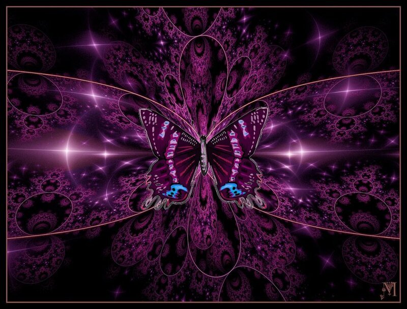 Purple Butterfly Fractal