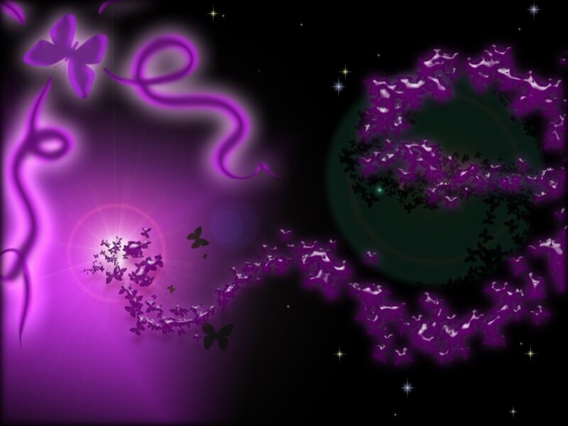 purple butterfly galaxy