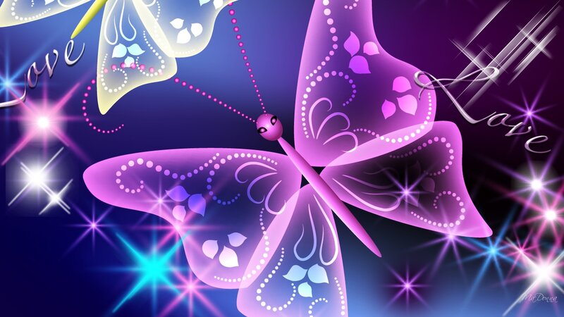 Purple Butterfly Illustration