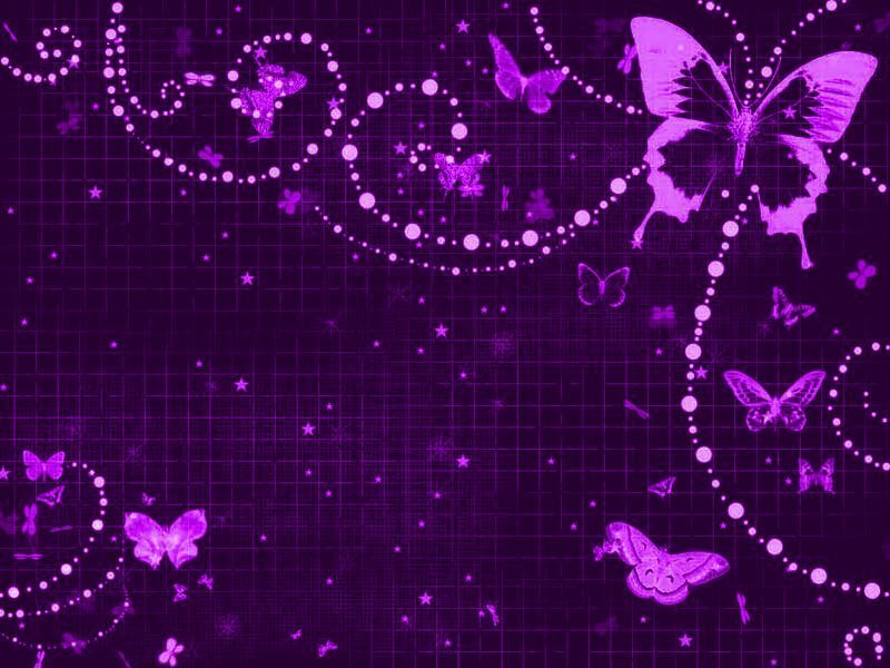Purple Butterfly Pattern — Dreamy