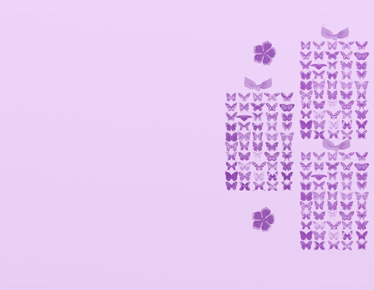purple butterfly pattern