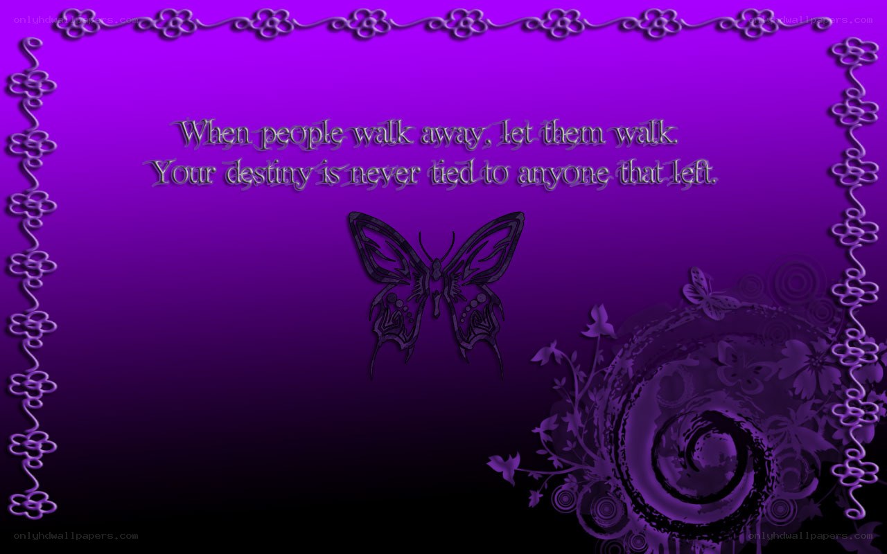 purple butterfly quote
