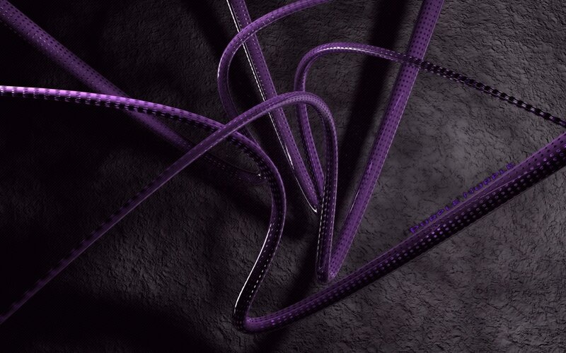 Purple cable abstract design