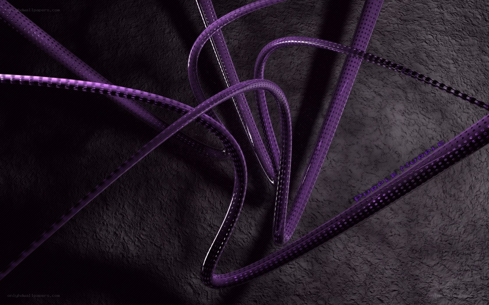 Purple cable abstract design