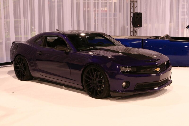 Purple Camaro Car