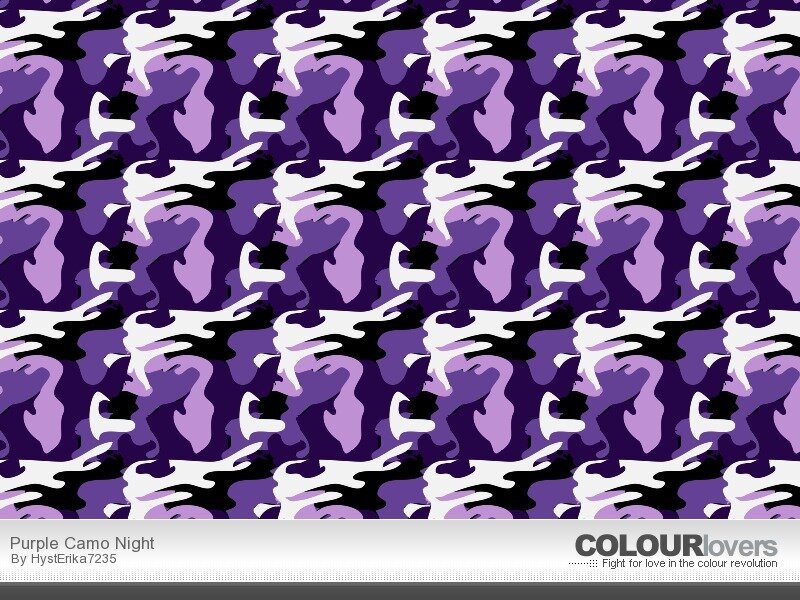 Purple Camo Night Pattern