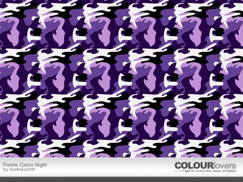Purple Camo Night Pattern