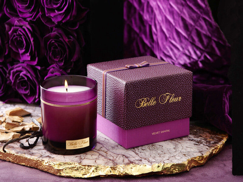 Purple Candle and Box