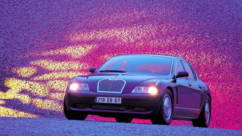 purple car on colorful background