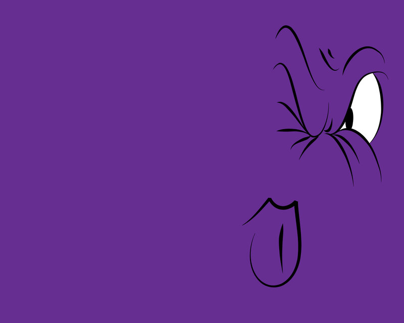 Purple Cartoon Character — Playful, Digital Art