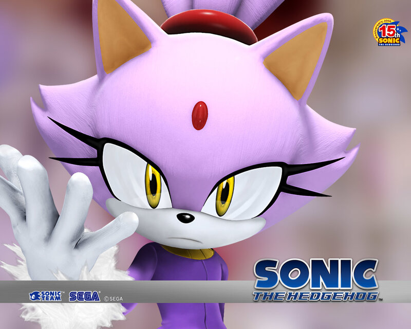 Purple Cat Character