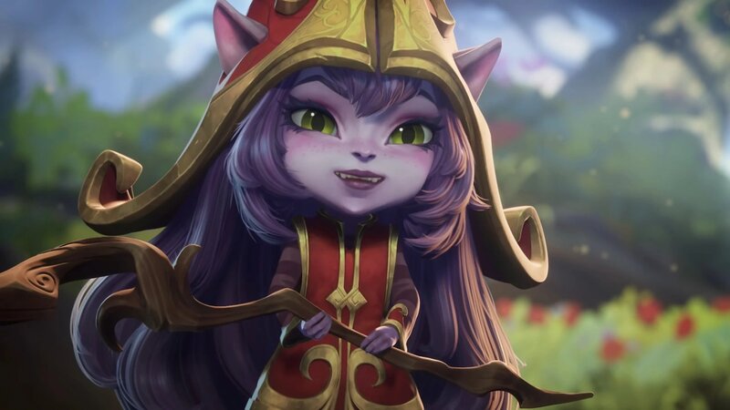 Purple Cat-like Character — Playful, Digital Art