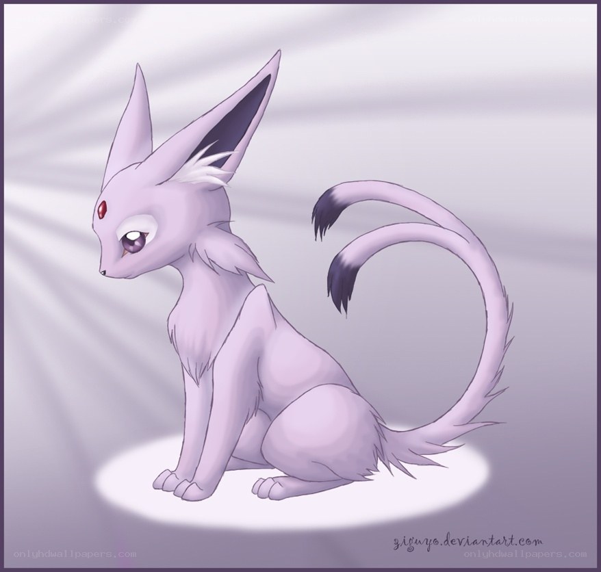 purple cat-like creature