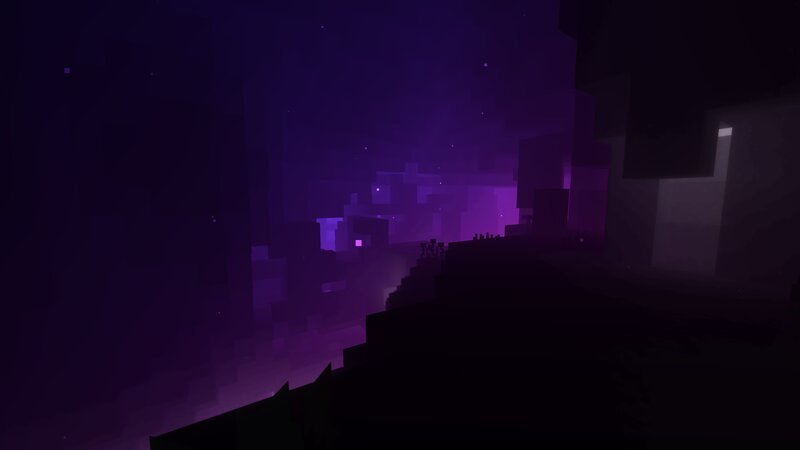 Purple Cave Landscape