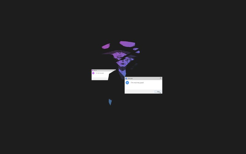 Purple Character Illustration