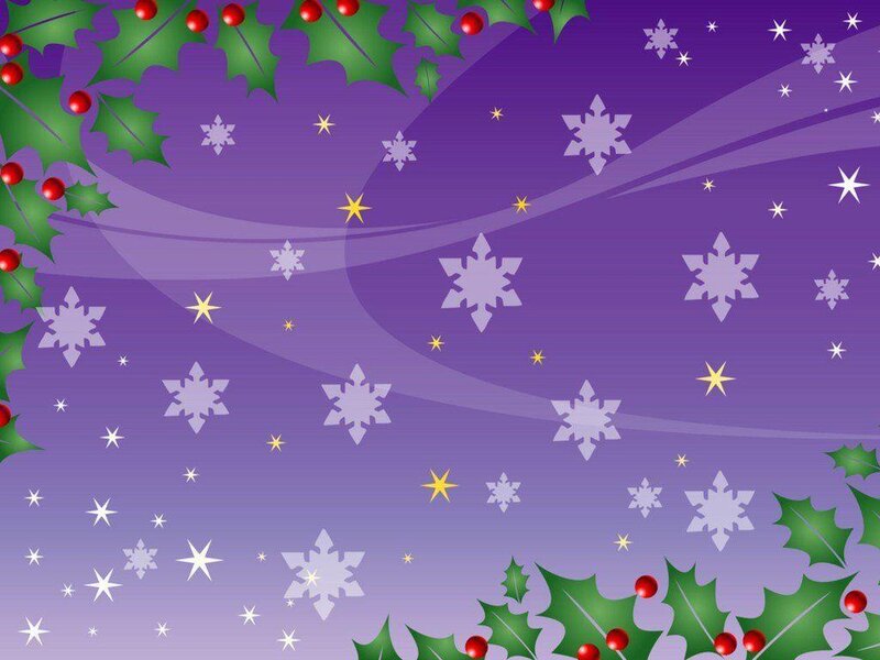 purple christmas background