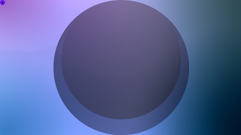 Purple Circle on Gradient