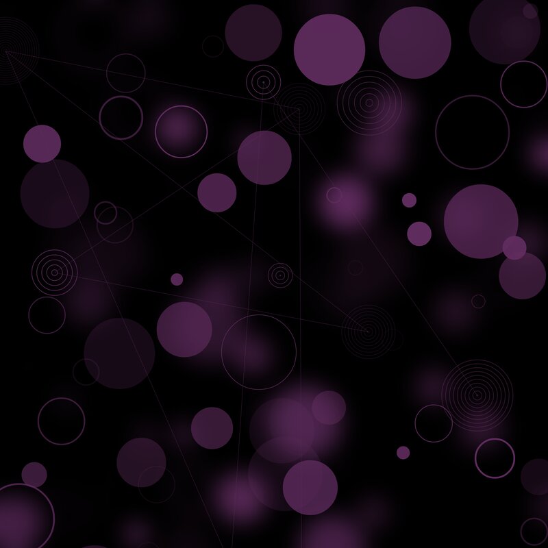 Purple Circles on Black