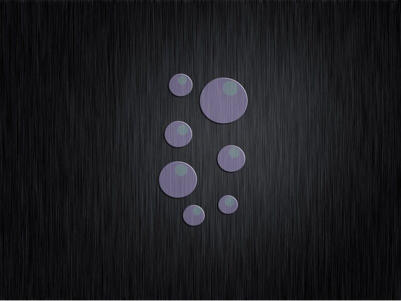 purple circles on dark metal