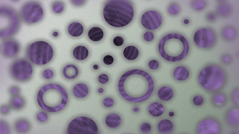 Purple Circles on Gray — Calm