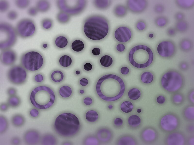 Purple Circles on Gray