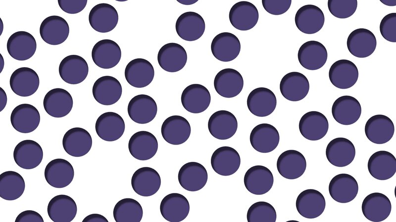 Purple Circles on White