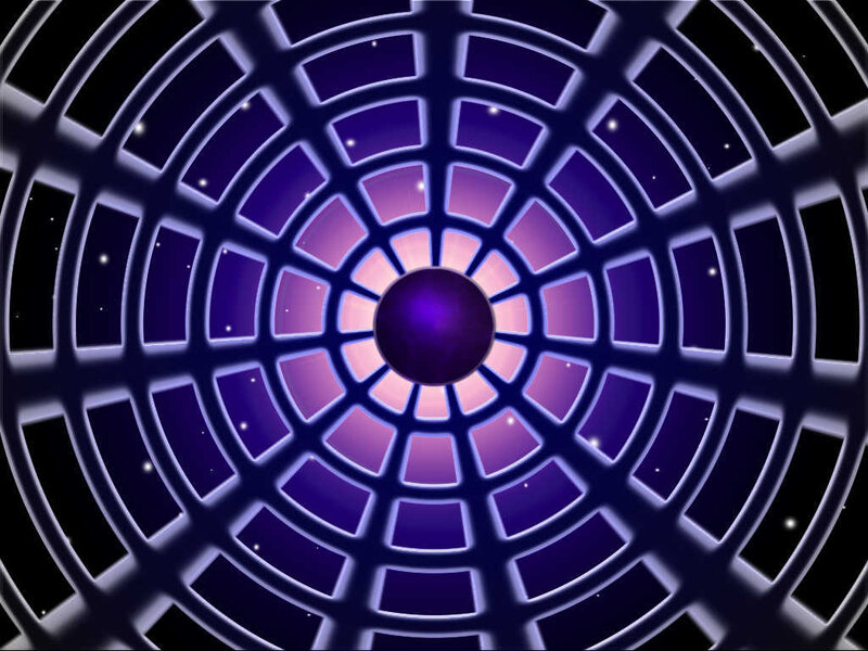 purple circular tunnel