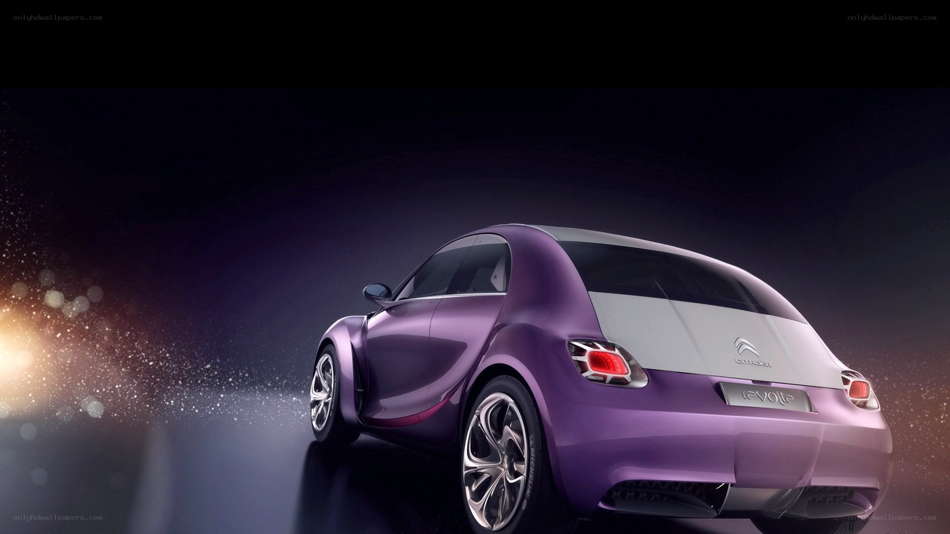 Purple Citroën concept car