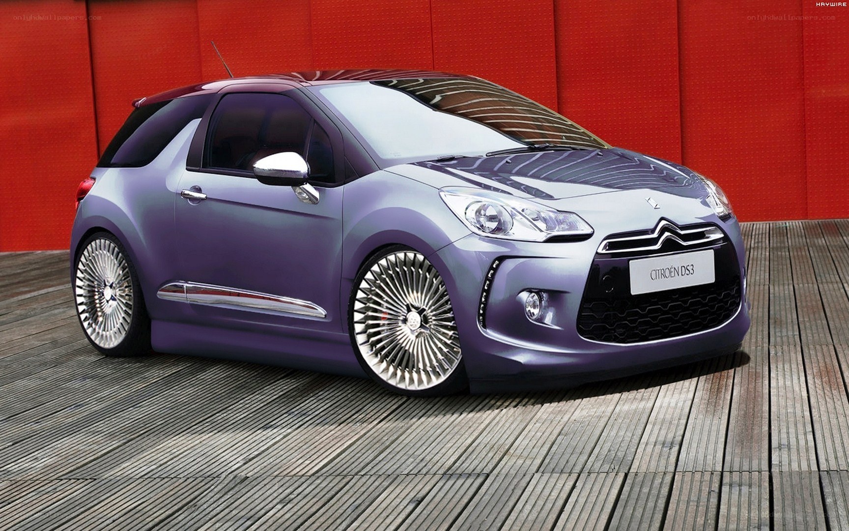 Purple Citroën DS3 concept car