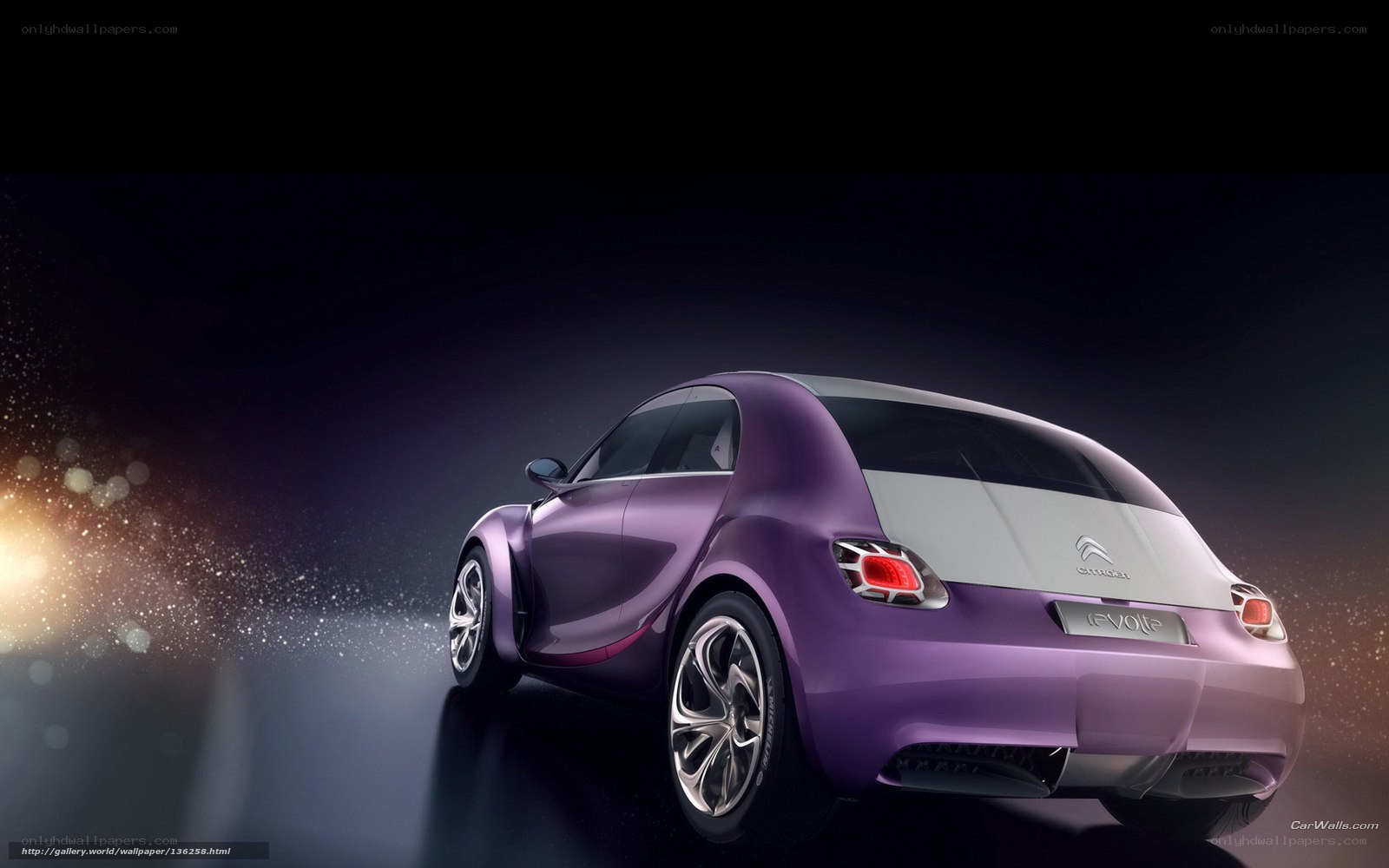 Purple Citroen Revolte Concept