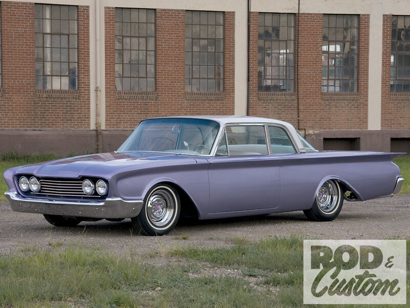 Purple Classic Car — Calm, Afternoon