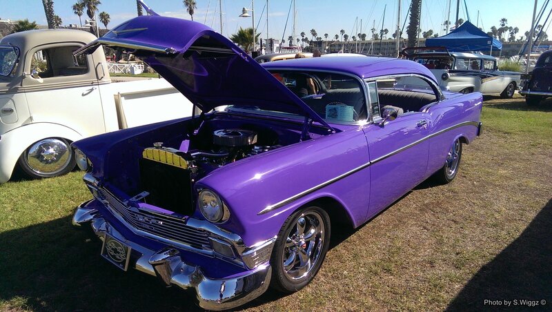 Purple Classic Car — Outdoor, Afternoon, Photograph, Cars