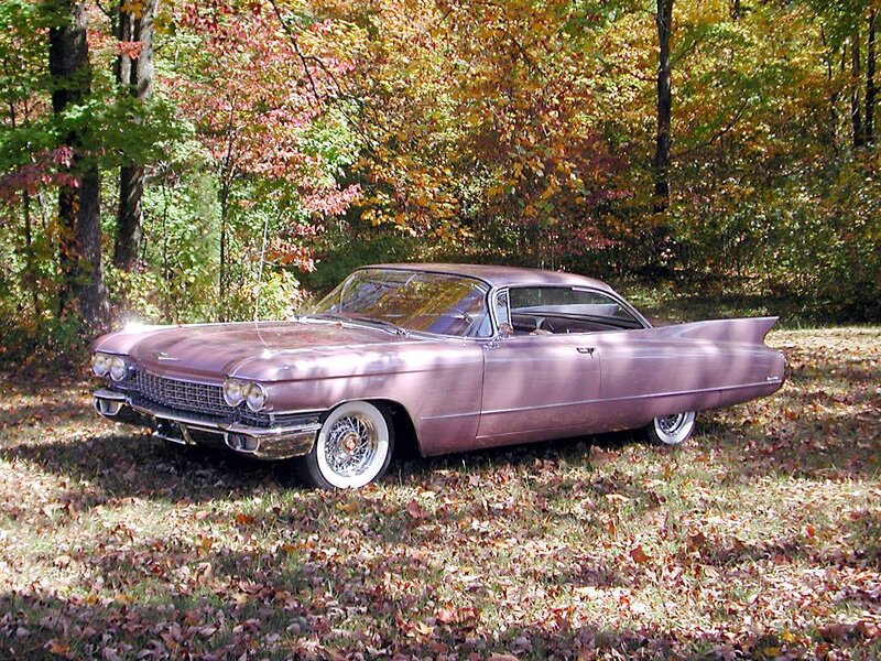 Purple Classic Car — Serene, Autumn