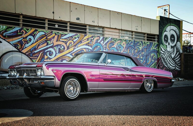 Purple Classic Car — Urban