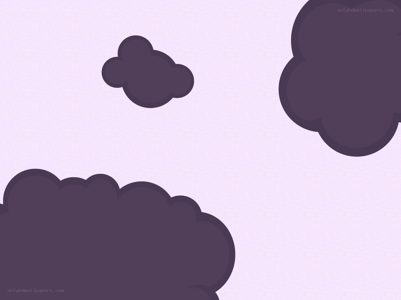 purple clouds on light background