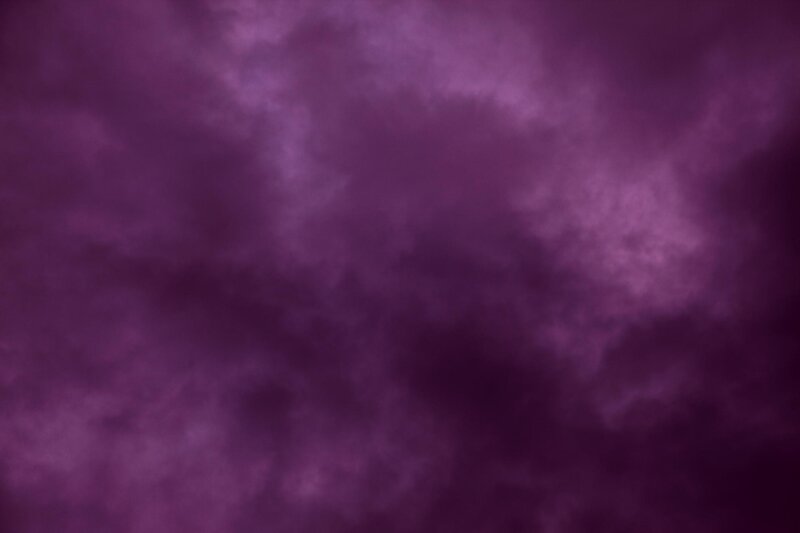 Purple Cloudy Sky — Dramatic